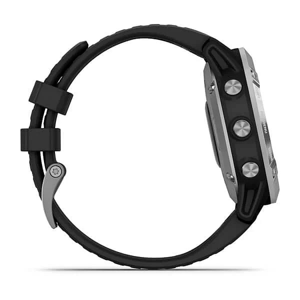 Garmin Fénix 6 Solar Plata  Negro  Smartwatch