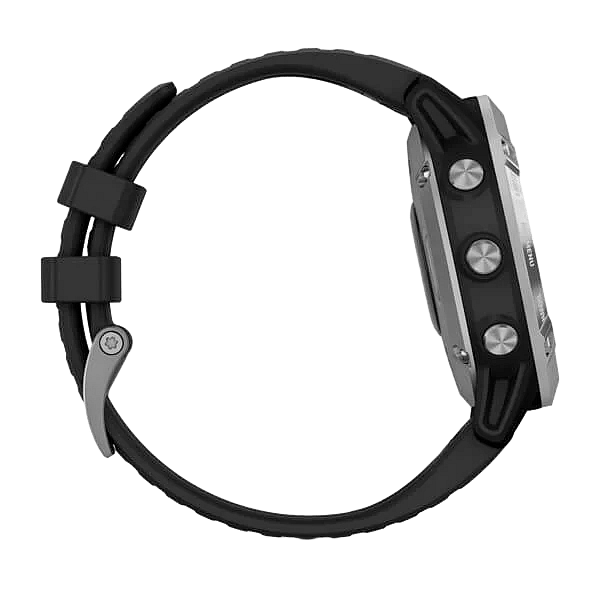 Garmin Fénix 6 Solar Plata  Negro  Smartwatch