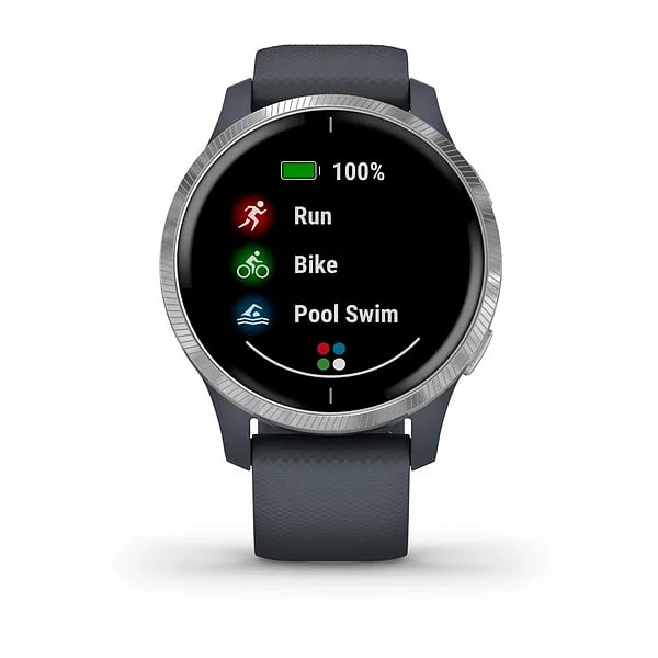 Garmin Venu Azul Granito  Plata  Smartwatch