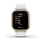 Garmin Venu Sq Light Gold Blanco  Smartwatch
