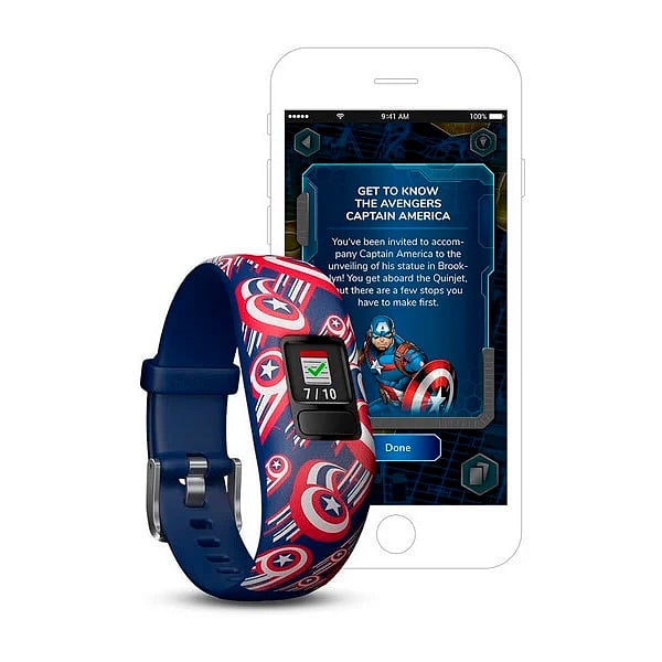 Garmin Vivofit JR 2 Marvel Cápitan América  Smartwatch
