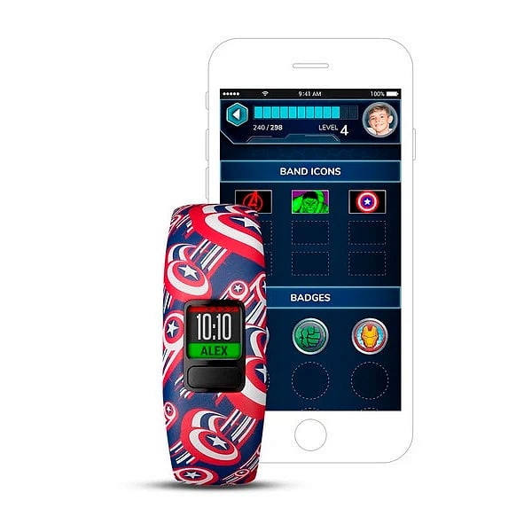 Garmin Vivofit JR 2 Marvel Cápitan América  Smartwatch