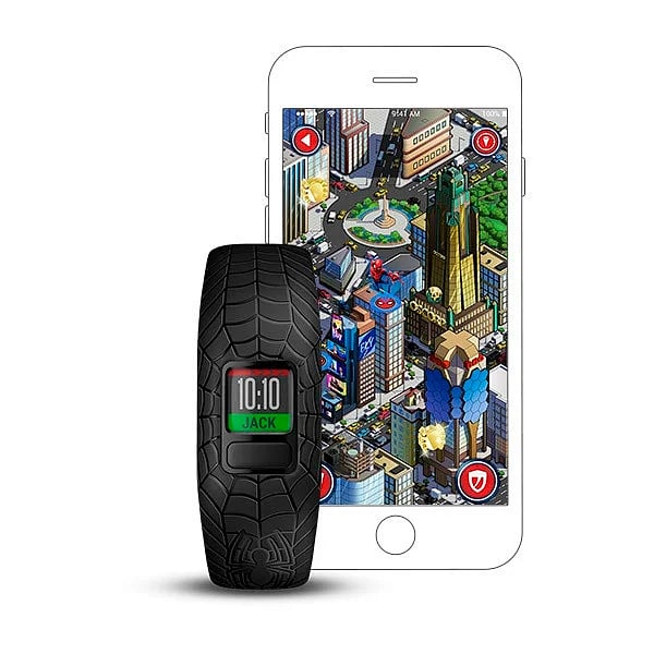 Garmin Vivofit JR 2 Marvel Spiderman Negro  Smartwatch