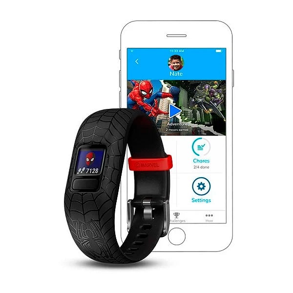 Garmin Vivofit JR 2 Marvel Spiderman Negro  Smartwatch