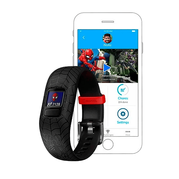 Garmin Vivofit JR 2 Marvel Spiderman Negro  Smartwatch