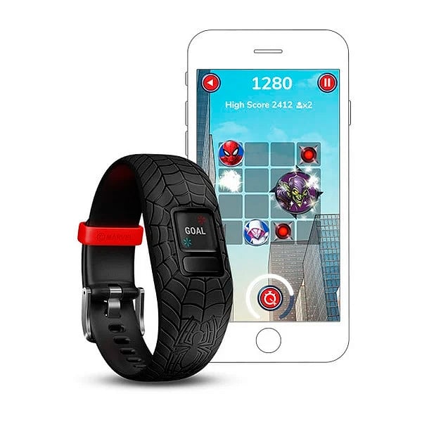 Garmin Vivofit JR 2 Marvel Spiderman Negro  Smartwatch