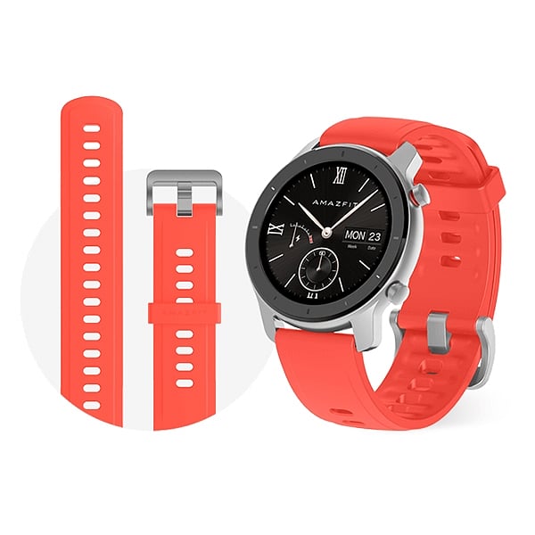 Xiaomi AMAZFIT GTR 12 Rojo 42mm  Smartwatch