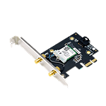 Asus PCEBE6500  Adaptador Wifi PCIe WiFi 7 TriBanda Bluetooth 54