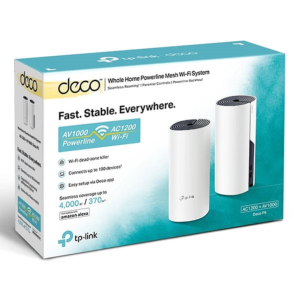TPLink Deco P9 Pack x2 AC1200 Dualband  Repetidor Mesh