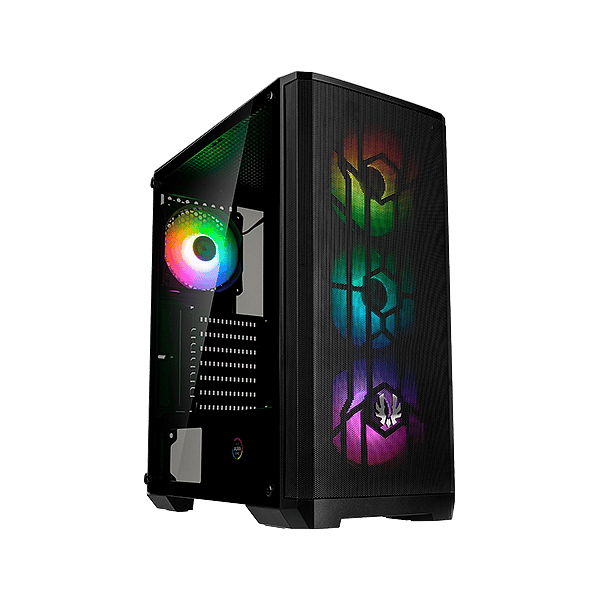 BitFenix Nova Mesh SE TG Cristal Templado USB 31 ARGB Negra  Caja