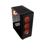 BitFenix Nova Mesh SE TG Cristal Templado USB 31 ARGB Negra  Caja BitFenix Nova Mesh SE TG Cristal Templado USB 31 ARGB Negra  Caja