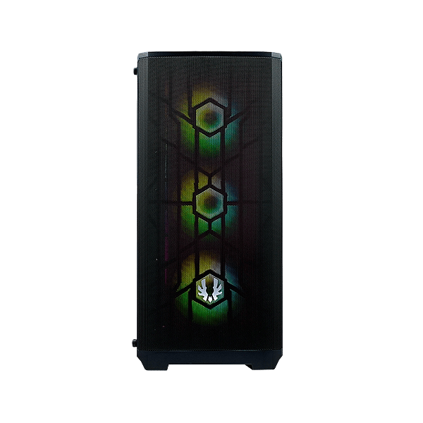BitFenix Nova Mesh SE TG Cristal Templado USB 31 ARGB Negra  Caja