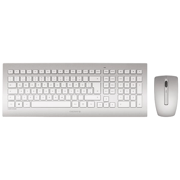 Cherry DW 8000 plateado  Kit de teclado y ratón