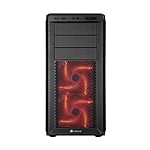 Corsair Graphite 230T con ventana negra con LED rojo  Caja