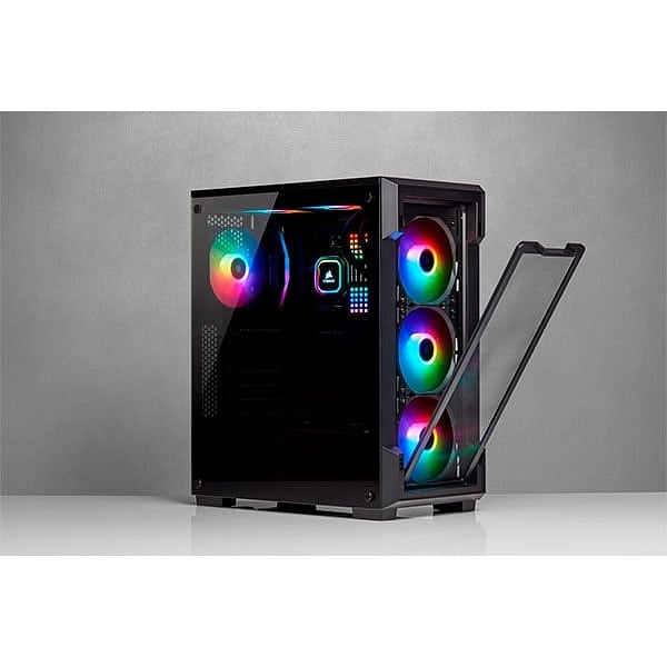 Corsair iCUE 220T RGB negra  Caja