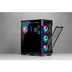 Corsair iCUE 220T RGB negra  Caja
