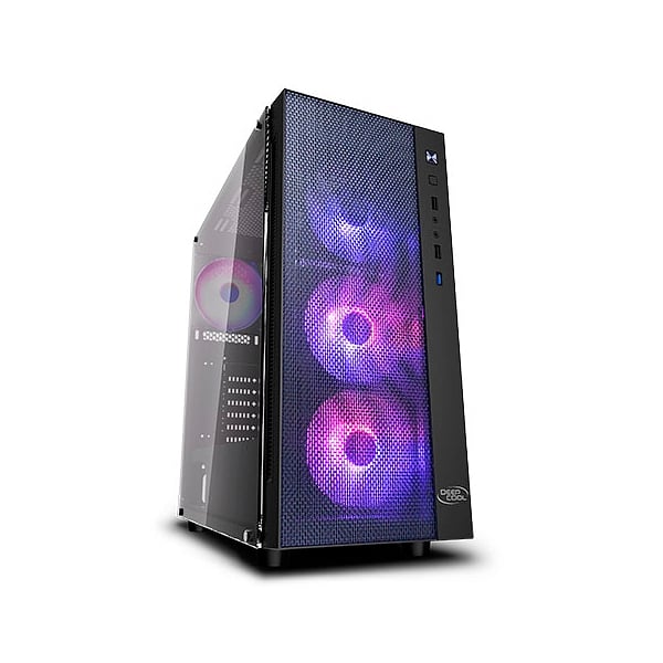 Deepcool Matrexx 55 mesh 4F ARGB negro  Caja