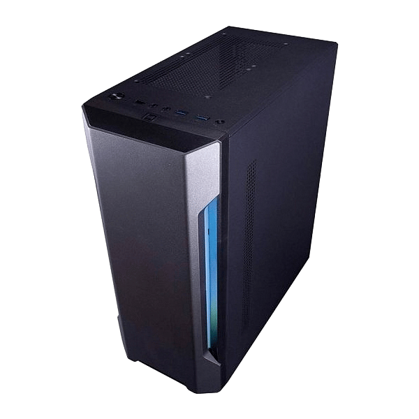 Coolbox Deep Gaming DGCA195 Cristal Templado RGB USB 30 Gris  Caja