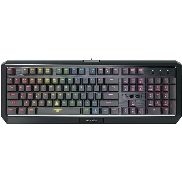 Gamdias Hermes P3 switch Blue RGB UK Layout  Teclado