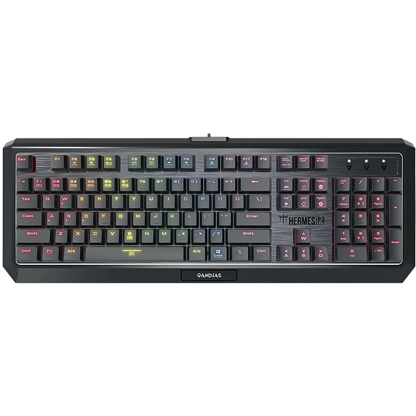 Gamdias Hermes P3 switch Blue RGB UK Layout  Teclado