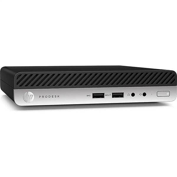 HP ProDesk 400 G4 Mini  Intel i3 8100T DDR4 8GB SSD 240GB M2 WiFi Windows 10P Equipo