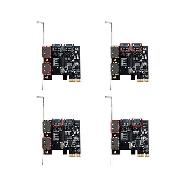 ITec PCIe Card 2xSATA2  2xESATA  Adaptador