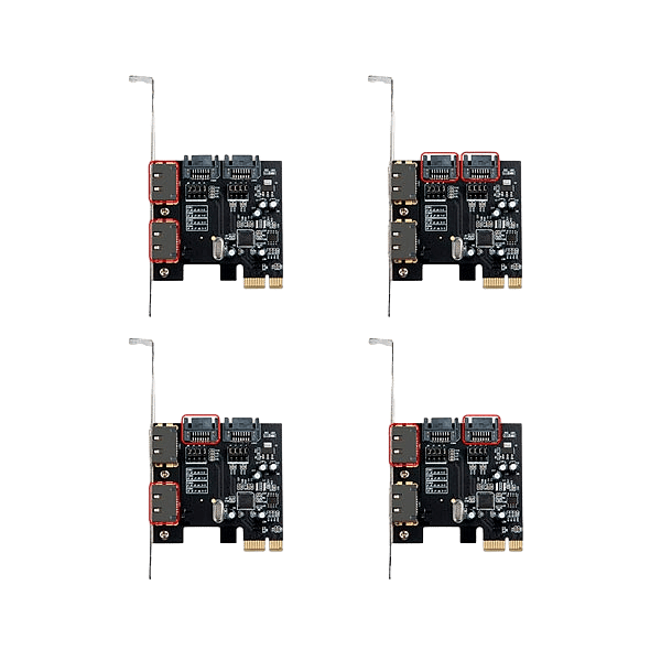 ITec PCIe Card 2xSATA2  2xESATA  Adaptador