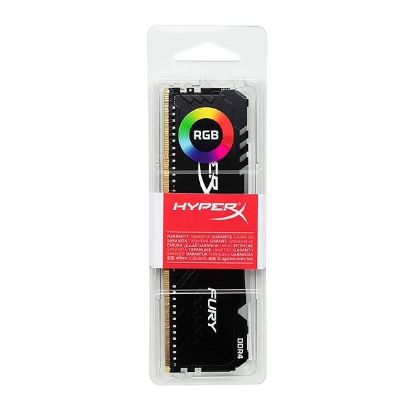 HyperX Fury RGB DDR4 3600MHz 8GB CL17  Memoria RAM