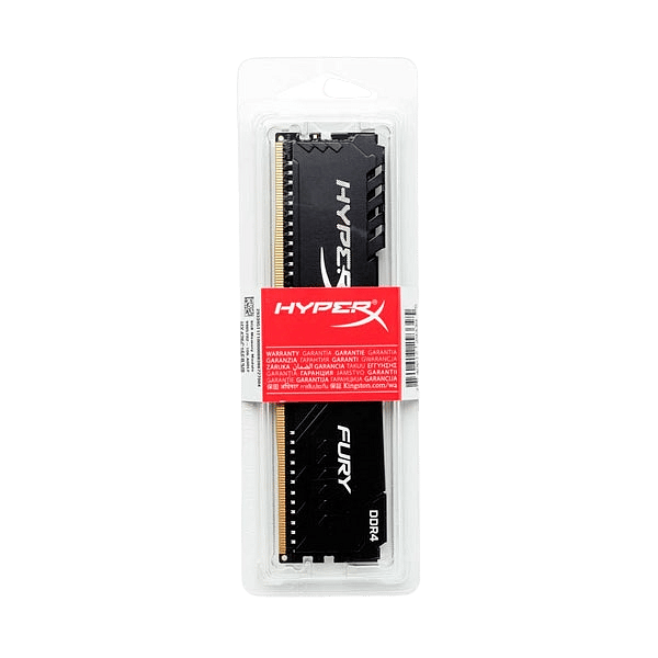 HyperX Fury Black DDR4 2666MHZ 8GB CL16  Memoria RAM