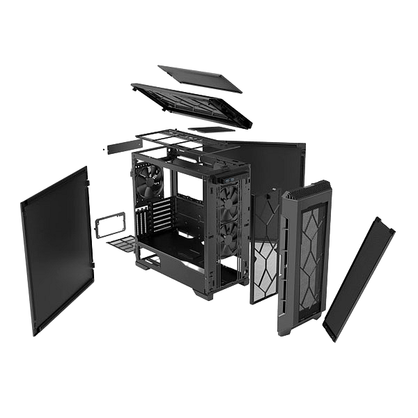 Phanteks Eclipse P600S negra sin ventana  Caja