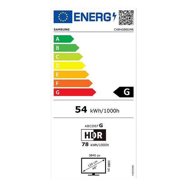Samsung QLED LC49HG90DM 49 Curvo 329 UFHD 144Hz Quantum Dot  Monitor