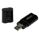 Startech Adaptador Sonido USB Externo  Tarjeta de Sonido Startech Adaptador Sonido USB Externo  Tarjeta de Sonido