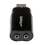 Startech Adaptador Sonido USB Externo  Tarjeta de Sonido