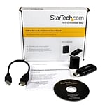 Startech Adaptador Sonido USB Externo  Tarjeta de Sonido