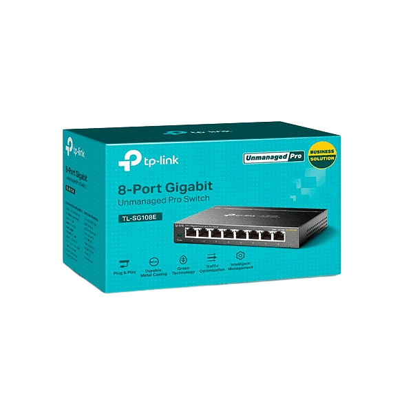 TPLink TLSG108E 8 Puertos GBLan VLAN QoS IGMP  Switch