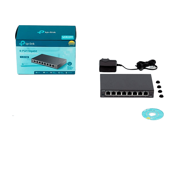 TPLink TLSG108E 8 Puertos GBLan VLAN QoS IGMP  Switch