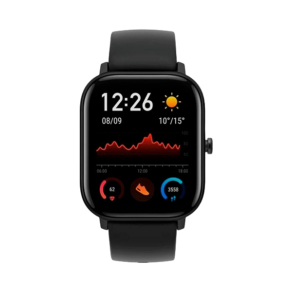 Xiaomi Amazfit GTS 165 Black Obsidian GPS  Smartwatch