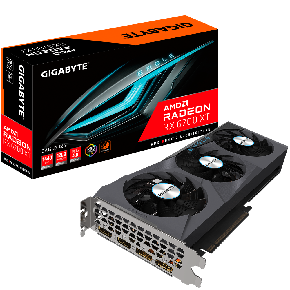 Gigabyte Radeon RX6700 XT Eagle 12GB GDDR6