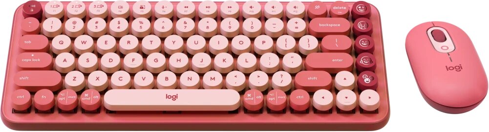 Logitech POP Keys Mecánico Inalámbrico Heartbreaker – Teclado