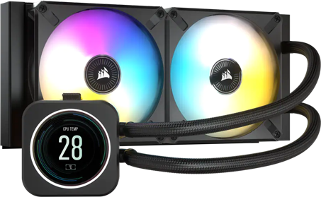 Corsair H100i Elite RGB con LCD