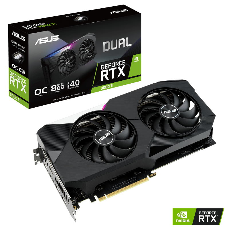 Asus Dual GeForce RTX3060 12GB GDDR6 LHR