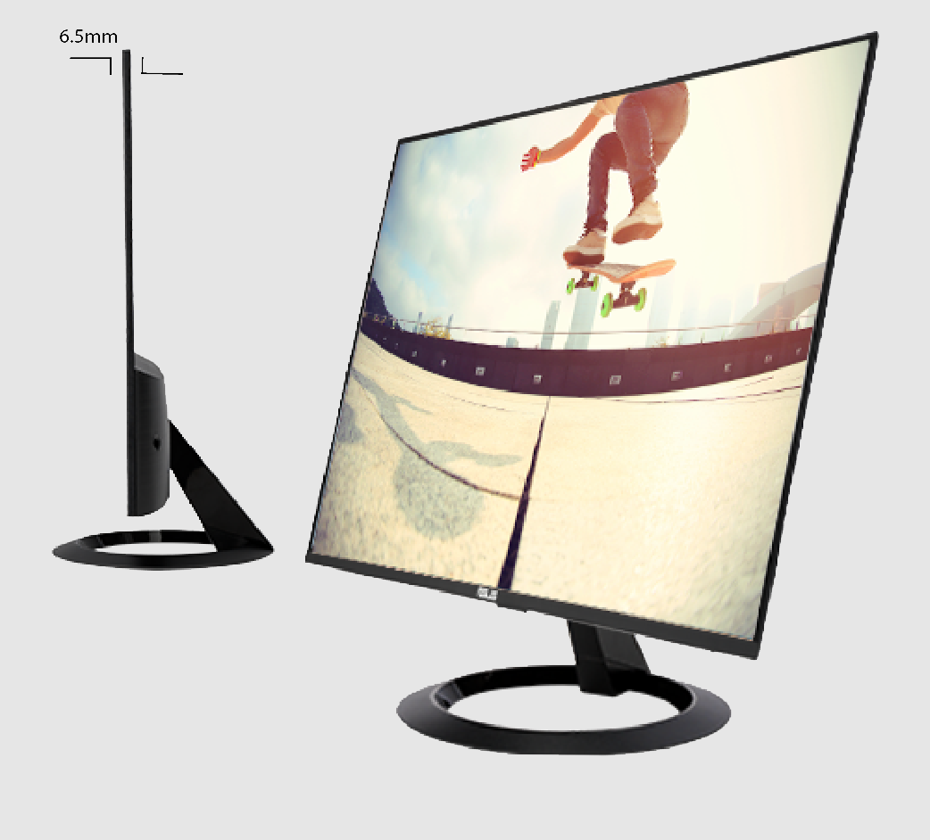 Perfil ultrafino Asus Eye Care VZ24EHE