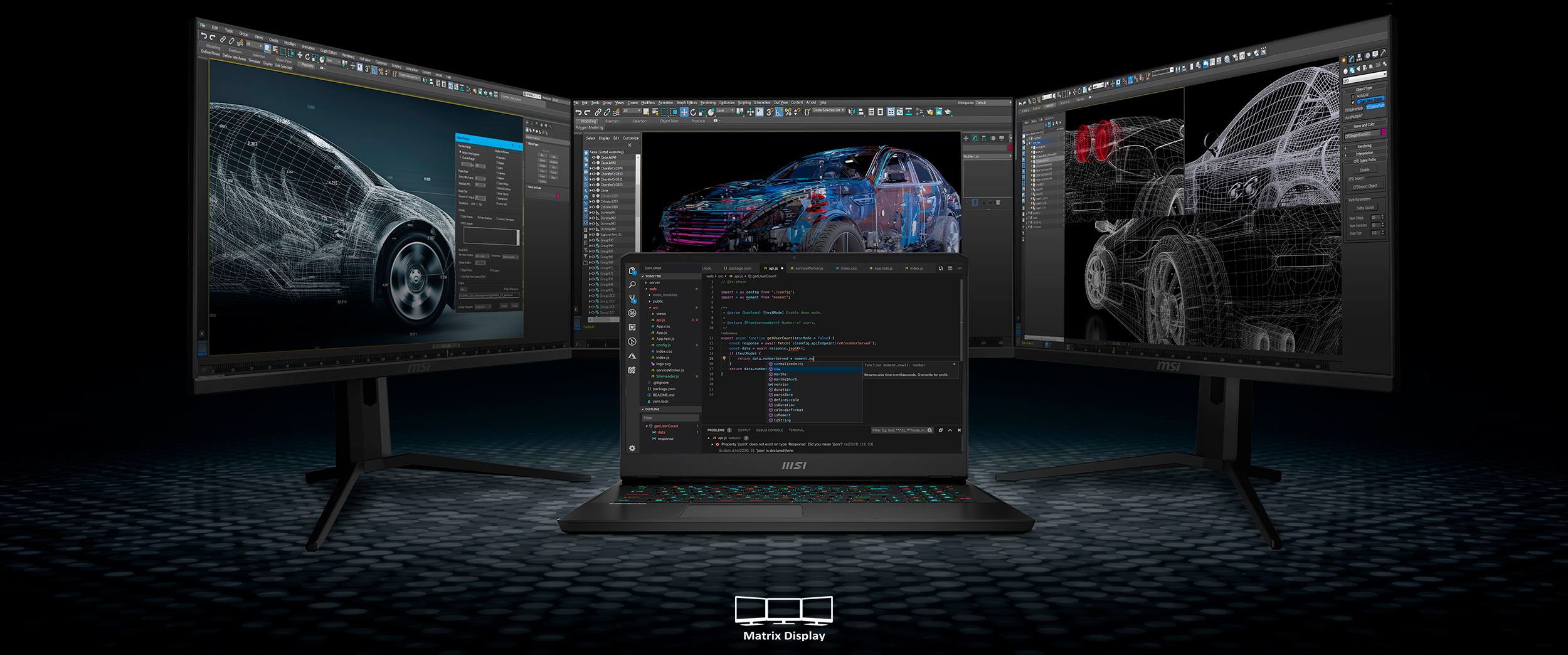 Pantalla MSI Vector GP77 13V