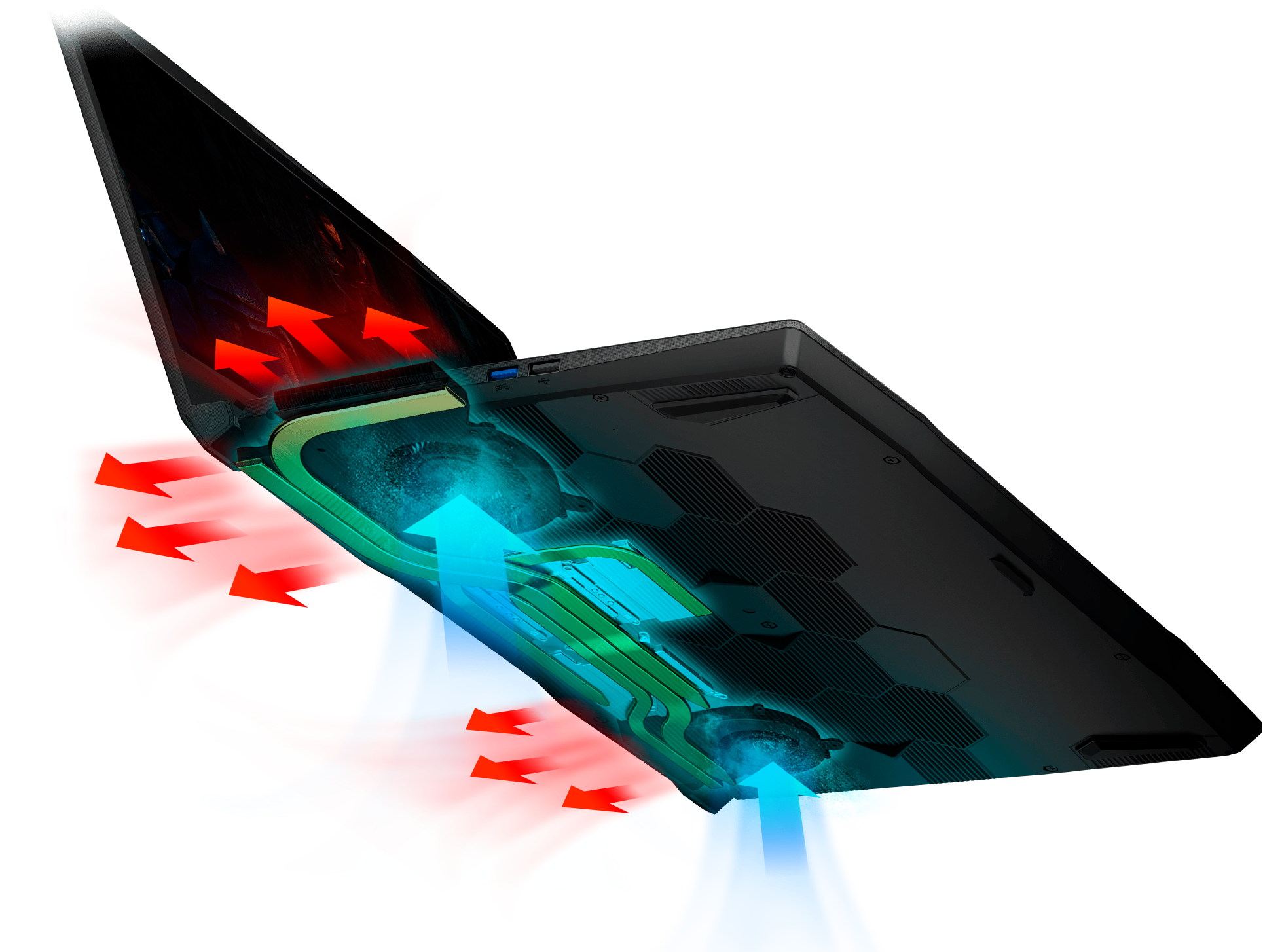 Refrigeración MSI Katana 17 B13U