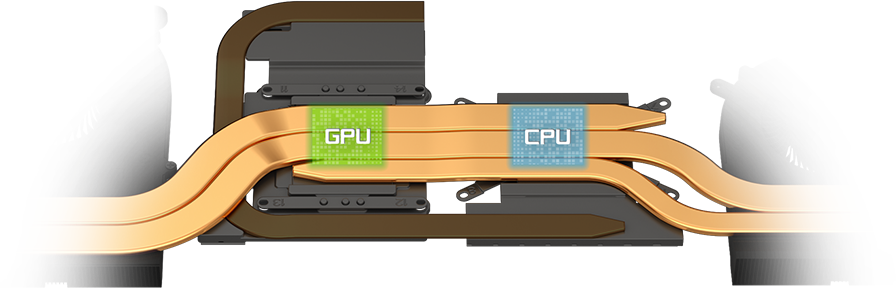 Diseño Shared-Pipe MSI Katana 17 B13U