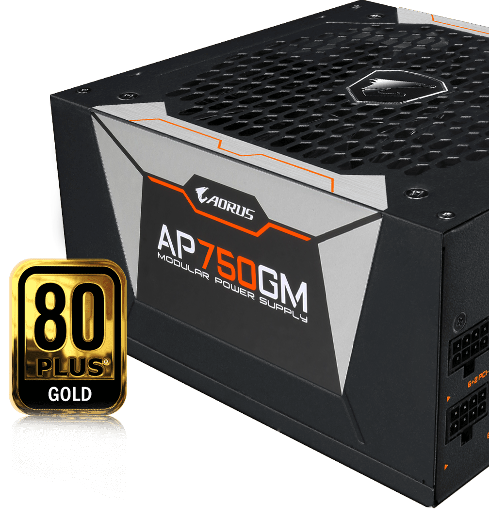 Certificado 80 Plus Gold Gigabyte AORUS P750W Certificado 80 Plus Gold Gigabyte AORUS P750W