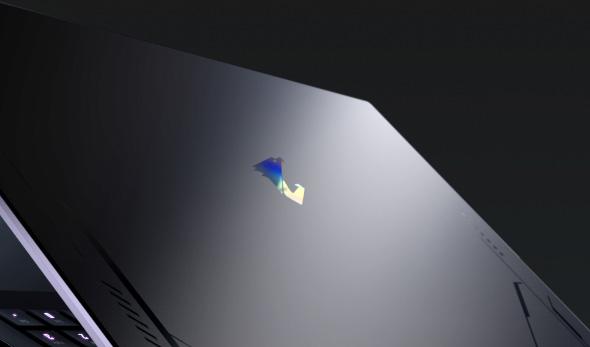 Logo iridiscente Gigabyte AORUS 17X