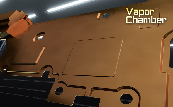 Cámara de vapor Gigabyte AORUS 17X