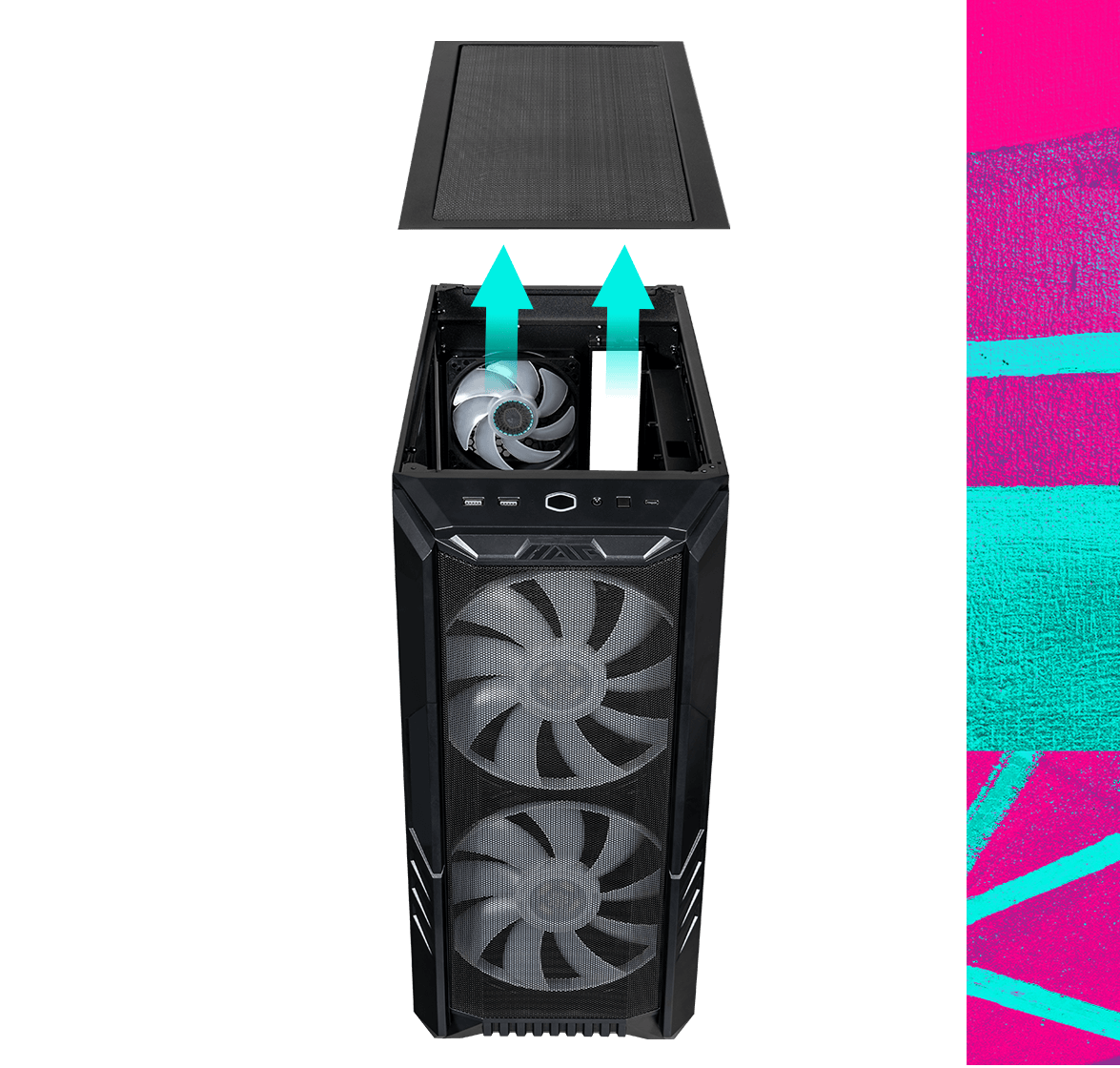 HAF 500 Panel Superior Extraíble