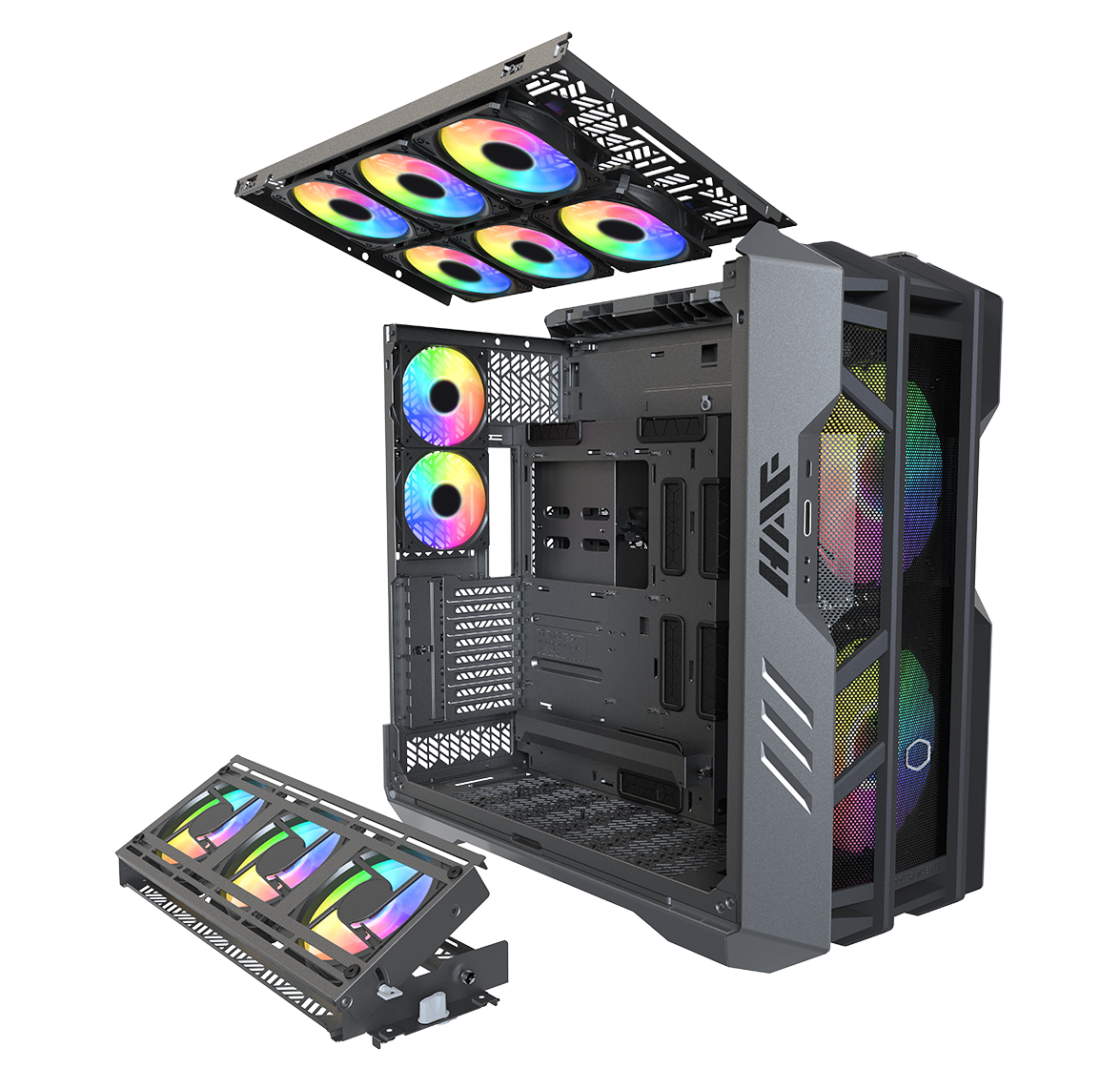 Montaje CoolerMaster HAF700